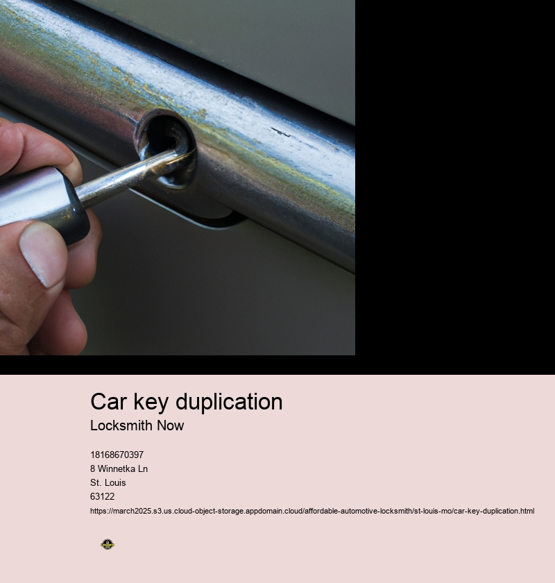 Car key duplication