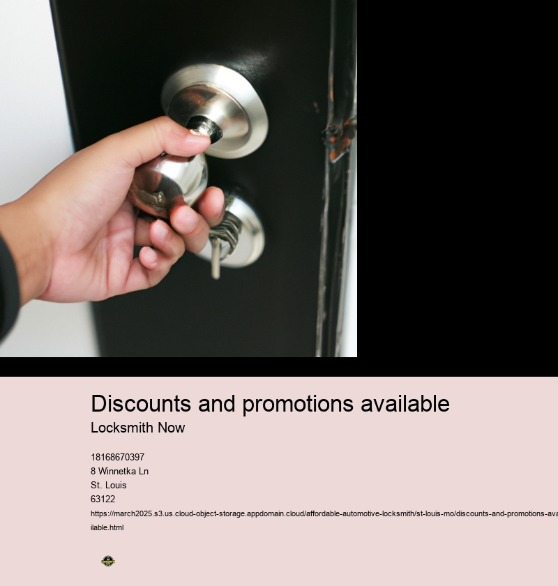 Discounts and promotions available