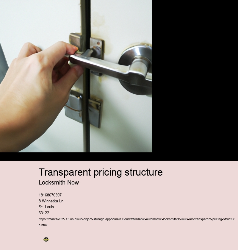 Transparent pricing structure