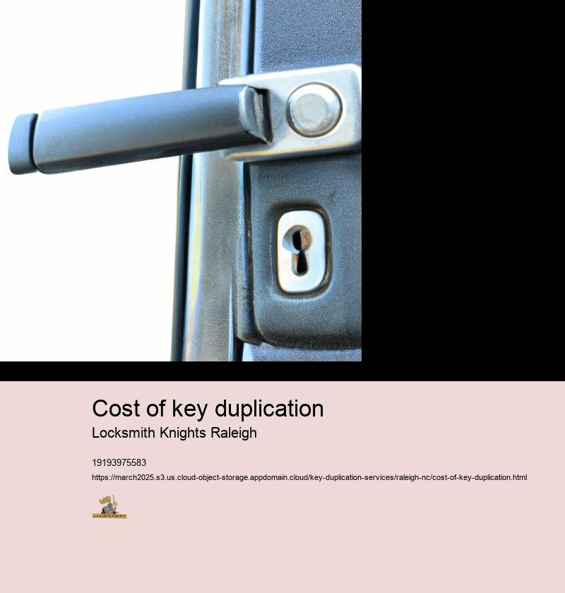 Cost of key duplication