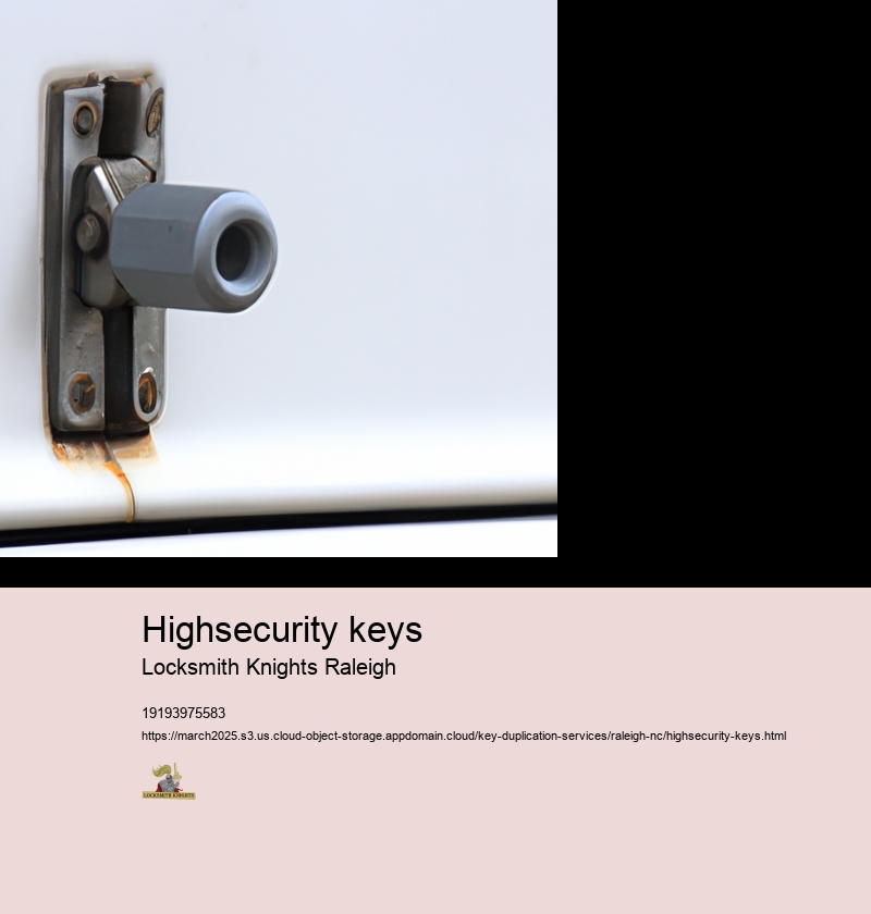 Highsecurity keys