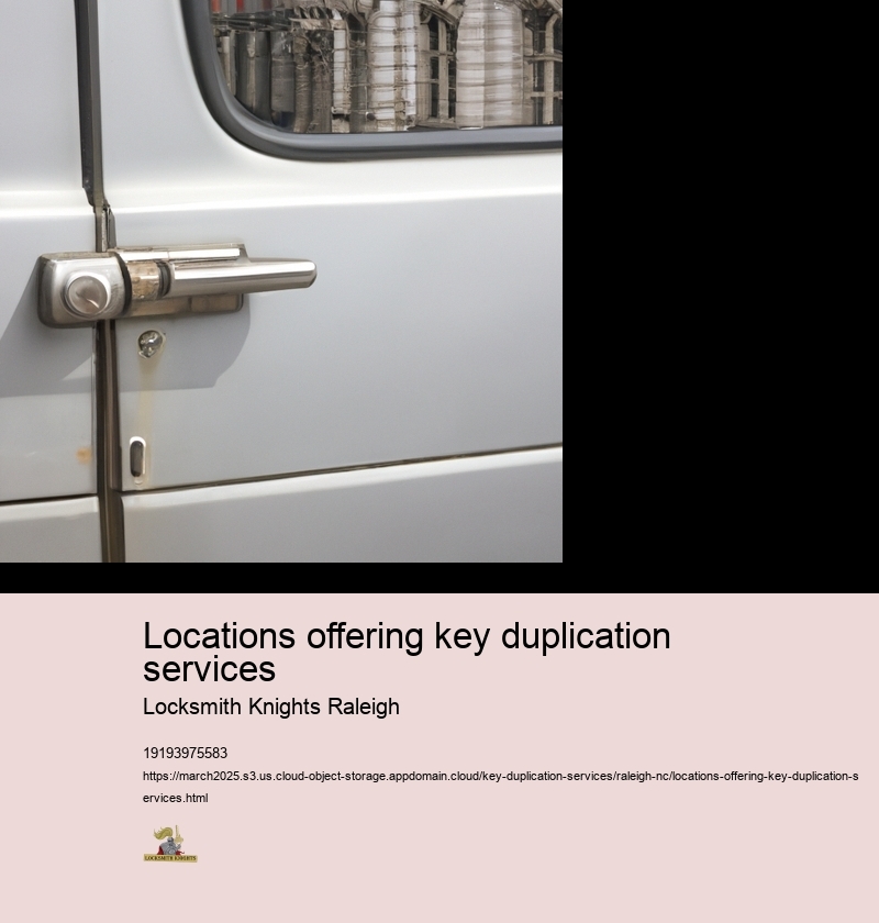 Locations offering key duplication services